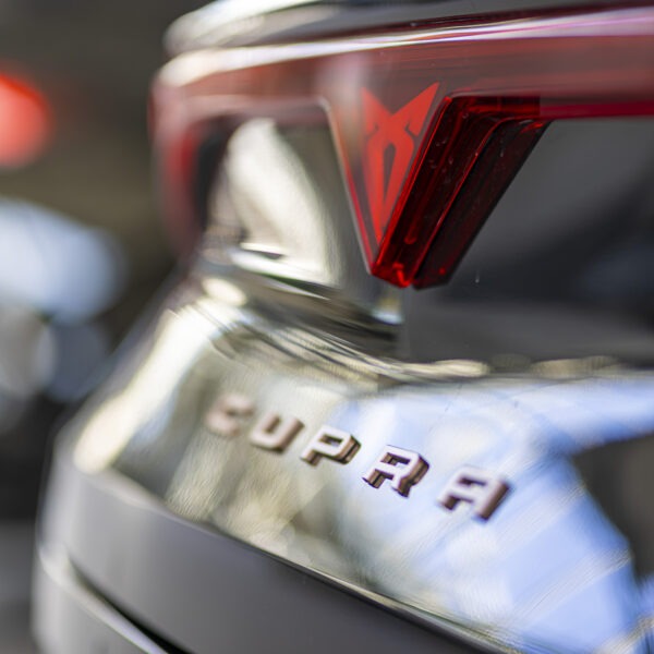 cupra badge on a car