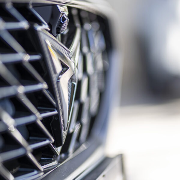 cupra badge on a car